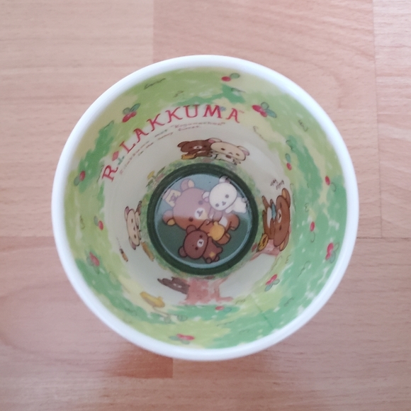 BNWOT San-X Rilakkuma in the forest kawaii melamine mini plastic mug cup - Picture 4 of 5